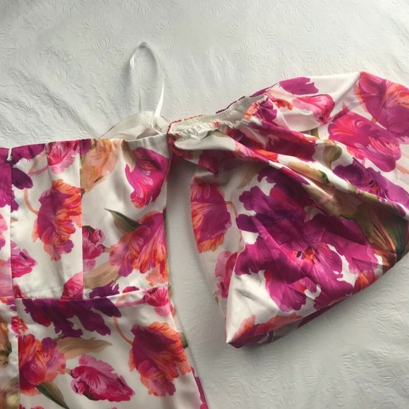 Boston Proper Alexia Admor Lace-Up Top- Size 8 - Picture 10 of 12